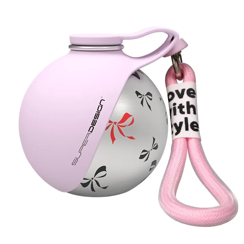 Compact Stainless Steel Dog Water Bottle