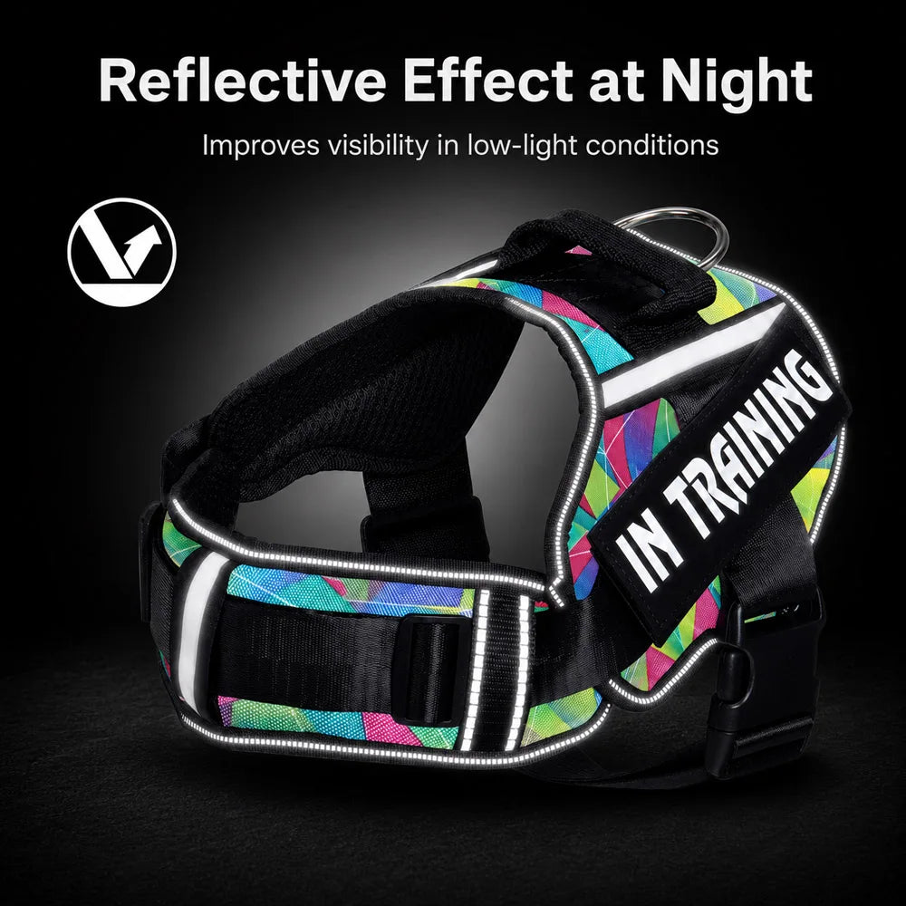 Premium No-Pull Adjustable Dog Harness | Reflective & Breathable
