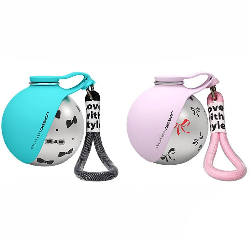 Compact Stainless Steel Dog Water Bottle