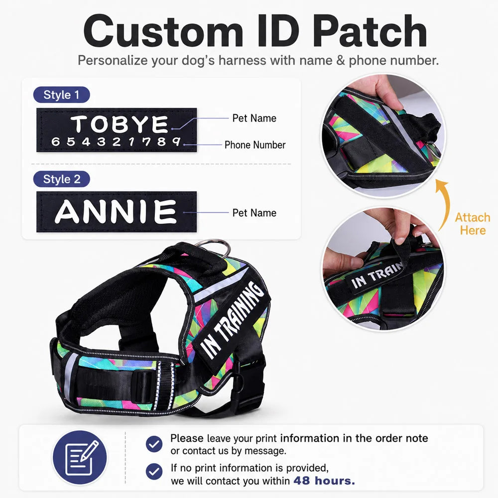 Premium No-Pull Adjustable Dog Harness | Reflective & Breathable