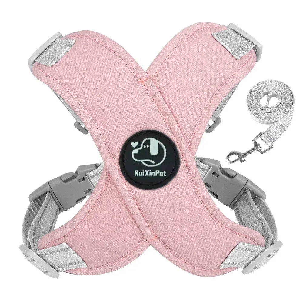 Reflective No-Pull Dog Harness & Leash Set