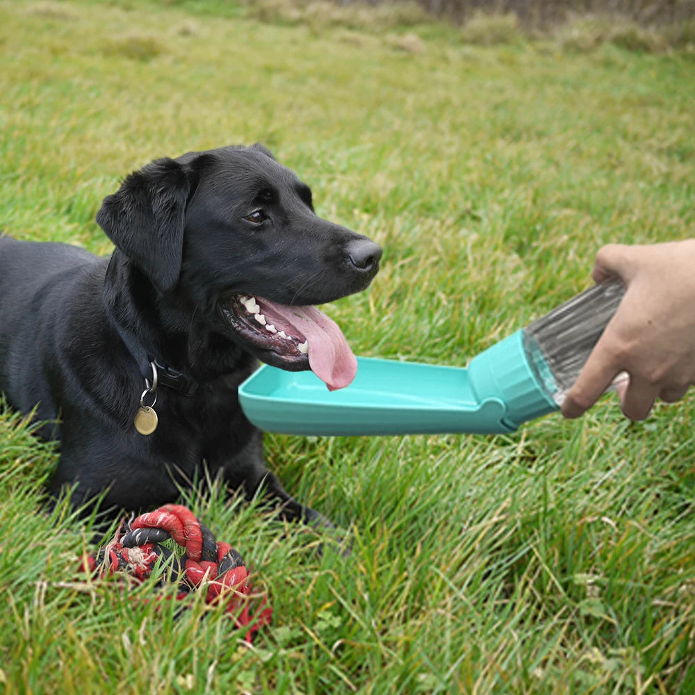 Portable Dog Water Bottle with Leak-Proof Bowl | Travel Pet Water Dispenser