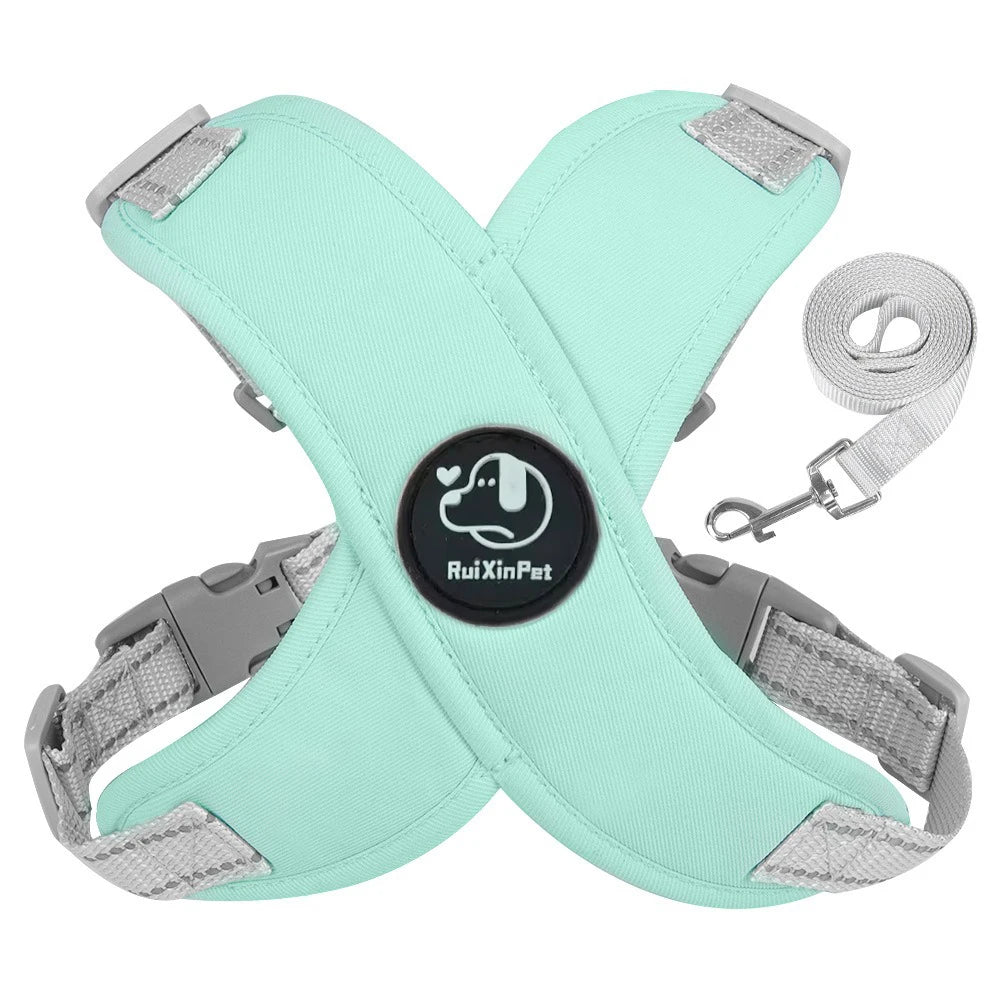 Reflective No-Pull Dog Harness & Leash Set