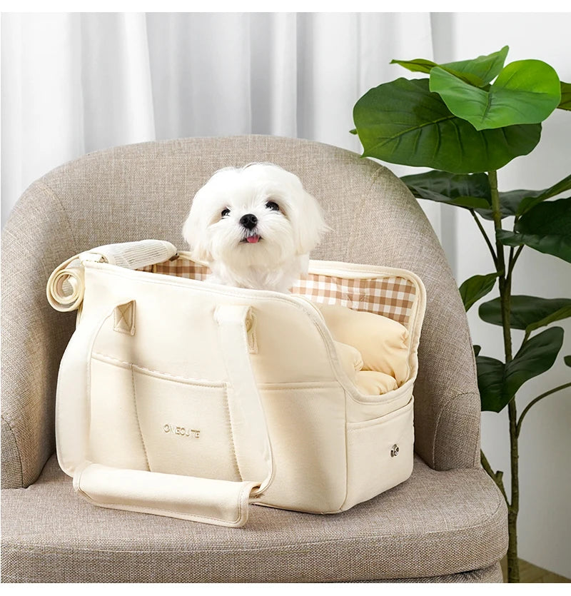 Soft Travel Shoulder Bag for Small Dogs & Cats