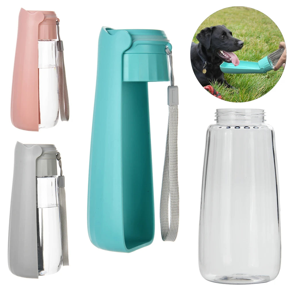 Portable Dog Water Bottle with Leak-Proof Bowl | Travel Pet Water Dispenser