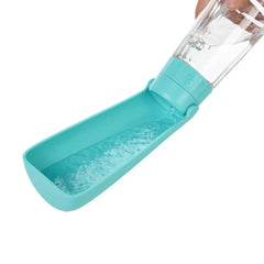 Gourde pour Chien Portable avec Bol Anti-Fuite | Fontaine d'Eau de Voyage pour Animal