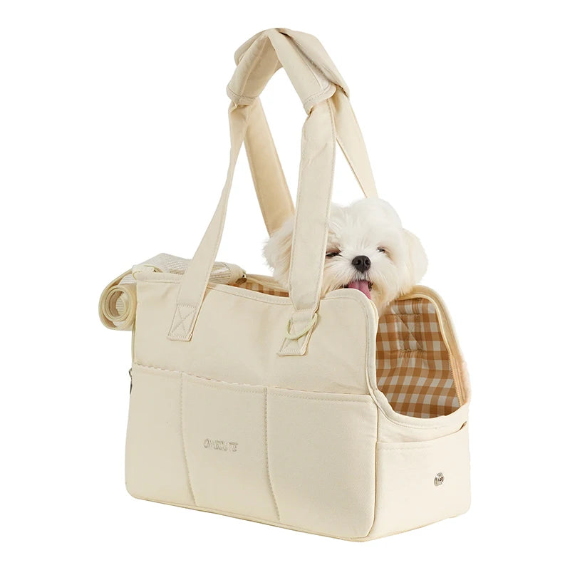 Soft Travel Shoulder Bag for Small Dogs & Cats