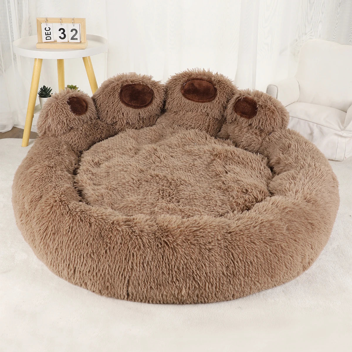 Luxury Fluffy Calming Dog Bed