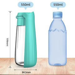 Gourde pour Chien Portable avec Bol Anti-Fuite | Fontaine d'Eau de Voyage pour Animal